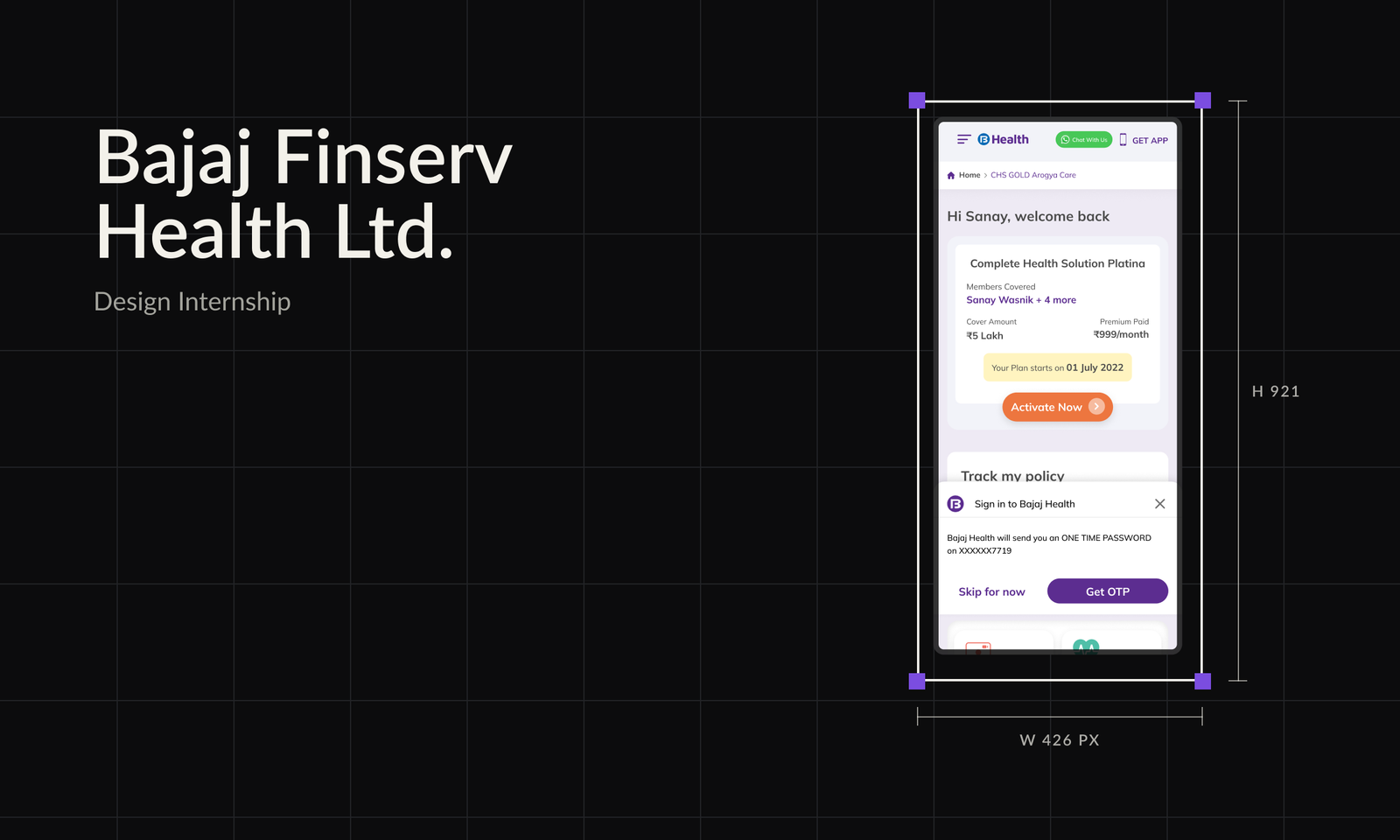 Bajaj Finserv Health cover