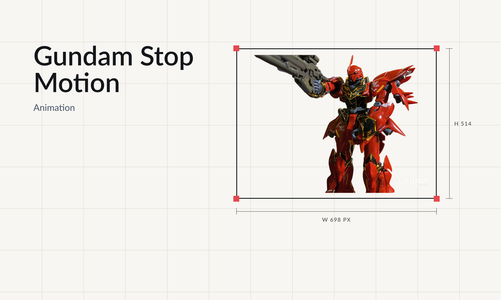 Gundam Stop Motion cover